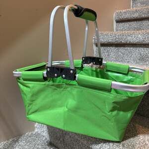 Collapsible Market Basket - Green